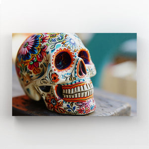 Skull and Flowers Art | MusaArtGallery™