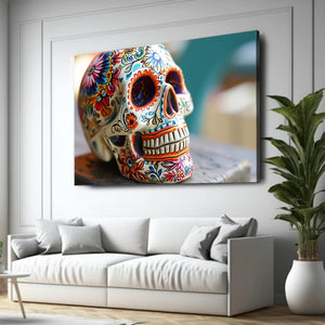 Skull and Flowers Art | MusaArtGallery™