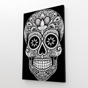 Skull Art Black and White | MusaArtGallery™