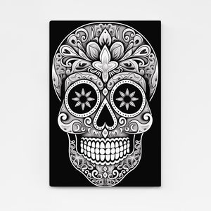 Skull Art Black and White | MusaArtGallery™