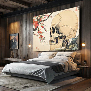 Skull Art Face Sketch | MusaArtGallery™