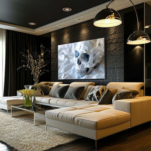 Skull Art White | MusaArtGallery™