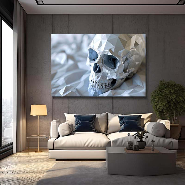 Skull Art White | MusaArtGallery™