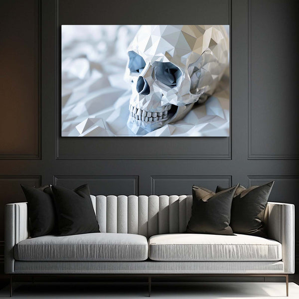 Skull Art White | MusaArtGallery™