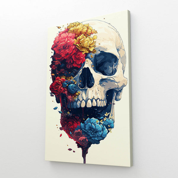 Skull Flower Art | MusaArtGallery™