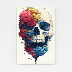 Skull Flower Art | MusaArtGallery™