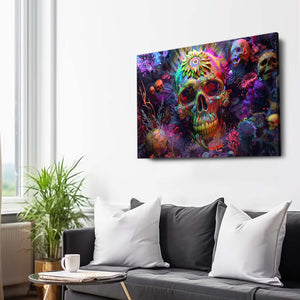 Skull Head Trippy Art | MusaArtGallery™