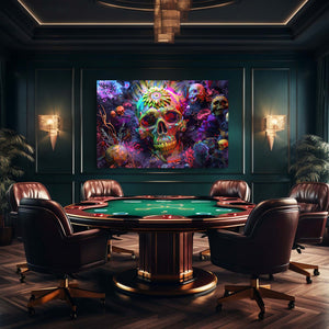 Skull Head Trippy Art | MusaArtGallery™