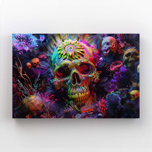 Skull Head Trippy Art | MusaArtGallery™