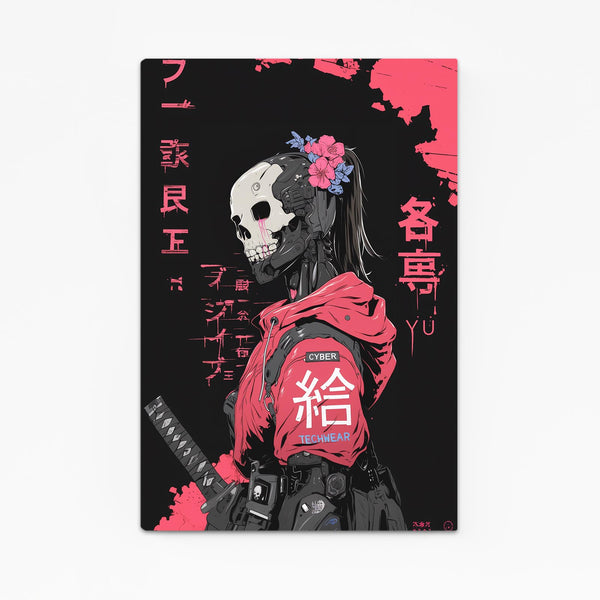 Skull Samurai Cyberpunk Art | MusaArtGallery™