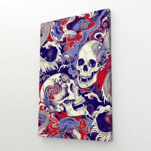 Skull Wall Art Canvas | MusaArtGallery™