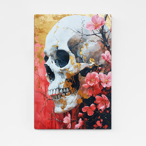 Skull Wall Art White | MusaArtGallery™