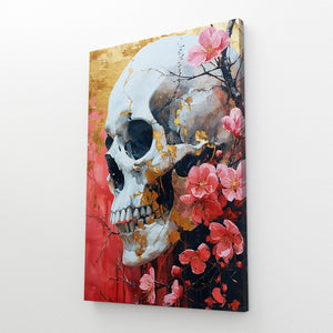 Skull Wall Art White | MusaArtGallery™