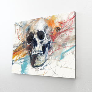 Skull White Art | MusaArtGallery™