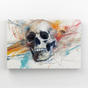 Skull White Art | MusaArtGallery™
