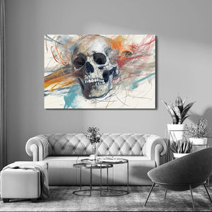 Skull White Art | MusaArtGallery™