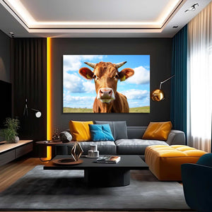 Sky Cow Print