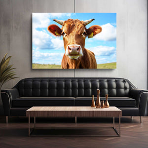 Sky Cow Print