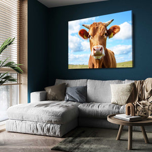 Sky Cow Print