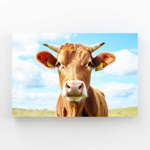 Sky Cow Print