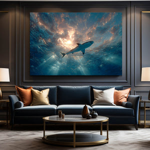 Sky Shark Canvas