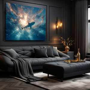 Sky Shark Canvas