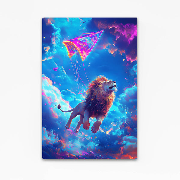 Skybound Lion Wall Art | MusaArtGallery™