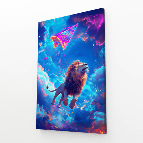 Skybound Lion Wall Art | MusaArtGallery™