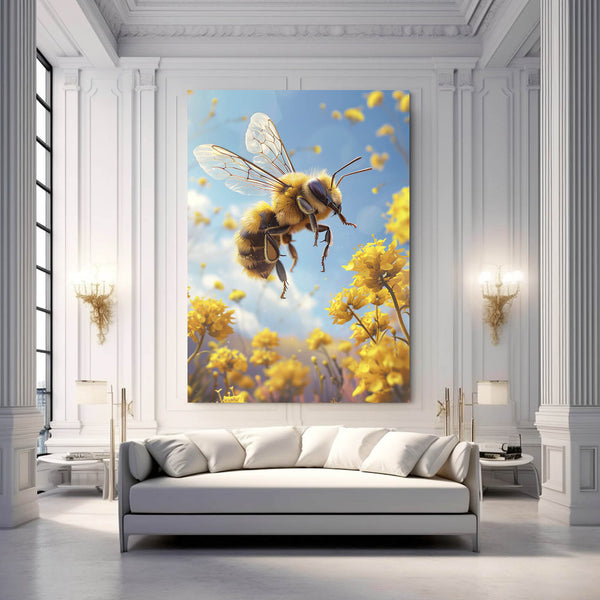 Skyward Flight Bee Art | MusaArtGallery™