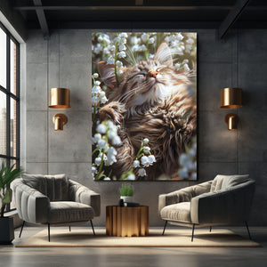 Sleeping Cat Art | MusaArtGallery™