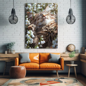 Sleeping Cat Art | MusaArtGallery™
