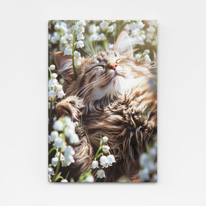 Sleeping Cat Art | MusaArtGallery™