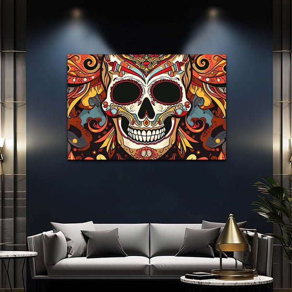 Smiling Skull Wall Art | MusaArtGallery™