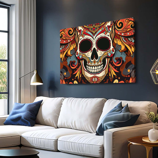 Smiling Skull Wall Art | MusaArtGallery™
