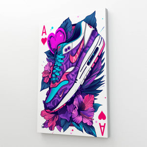 Sneaker Heart Playing Card Art | MusaArtGallery™ 