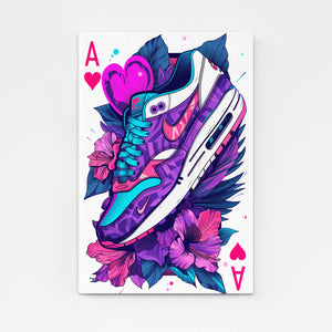 Sneaker Heart Playing Card Art | MusaArtGallery™ 