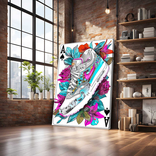 Sneaker Spades Playing Card Art | MusaArtGallery™ 