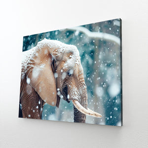 Snow Elephant Wall Art | MusaArtGallery™