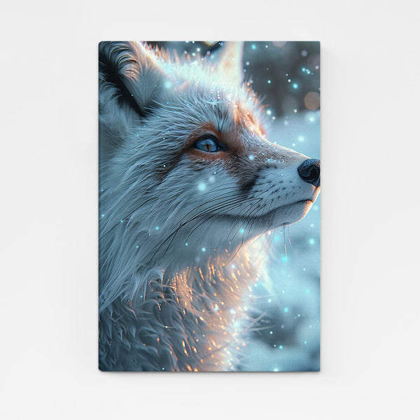 Snow Fox Wall Art   | MusaArtGallery™