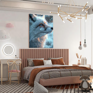 Snow Fox Wall Art   | MusaArtGallery™