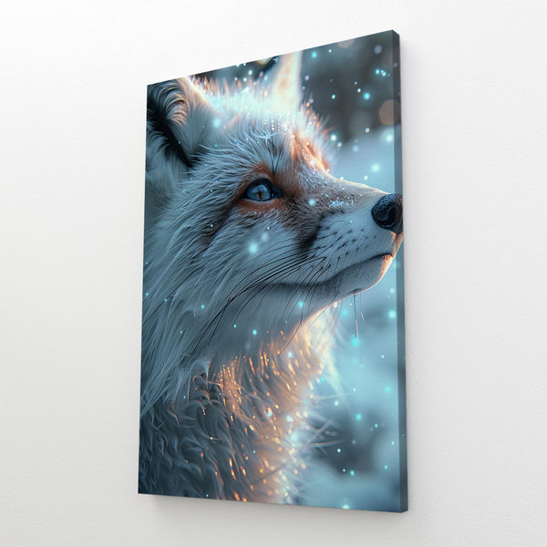 Snow Fox Wall Art   | MusaArtGallery™