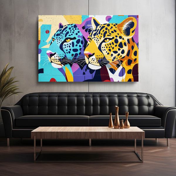 Snow Leopard Canvas Wall Art
