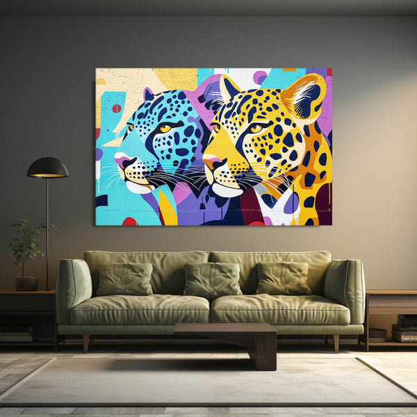 Snow Leopard Canvas Wall Art