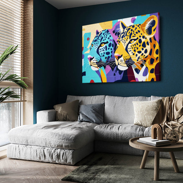 Snow Leopard Canvas Wall Art