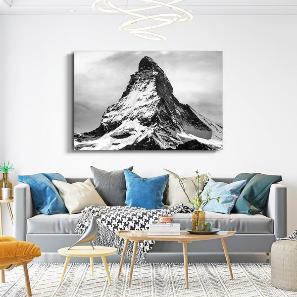 Snow Mountain Wall Art | MusaArtGallery™ 