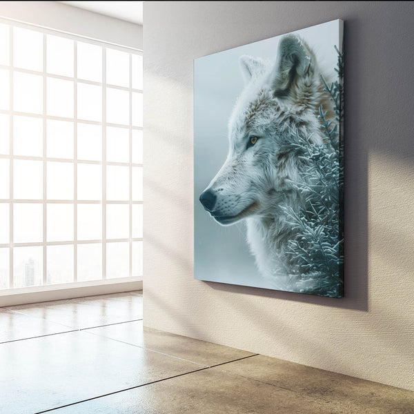 Snow Wolf Wall Art  | MusaArtGallery™