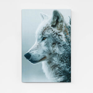 Snow Wolf Wall Art  | MusaArtGallery™