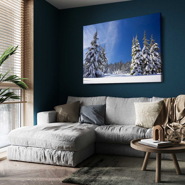 Snowy Pines Tree Art | MusaArtGallery™