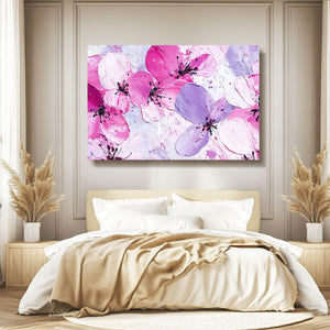 Soft Pink Cherry Blossom Flower Art