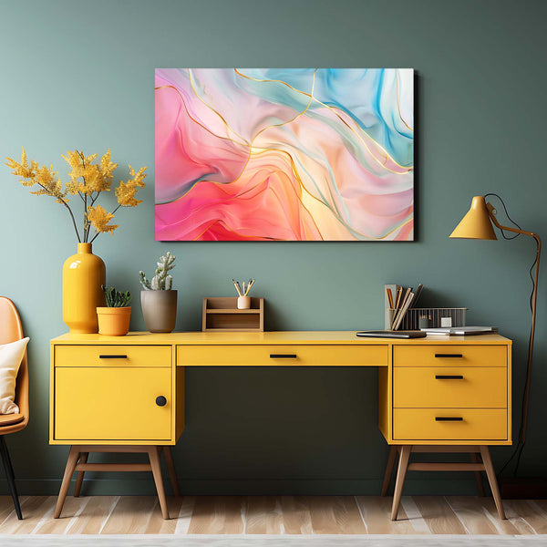 Soft Waves Abstract Art | MusaArtGallery™